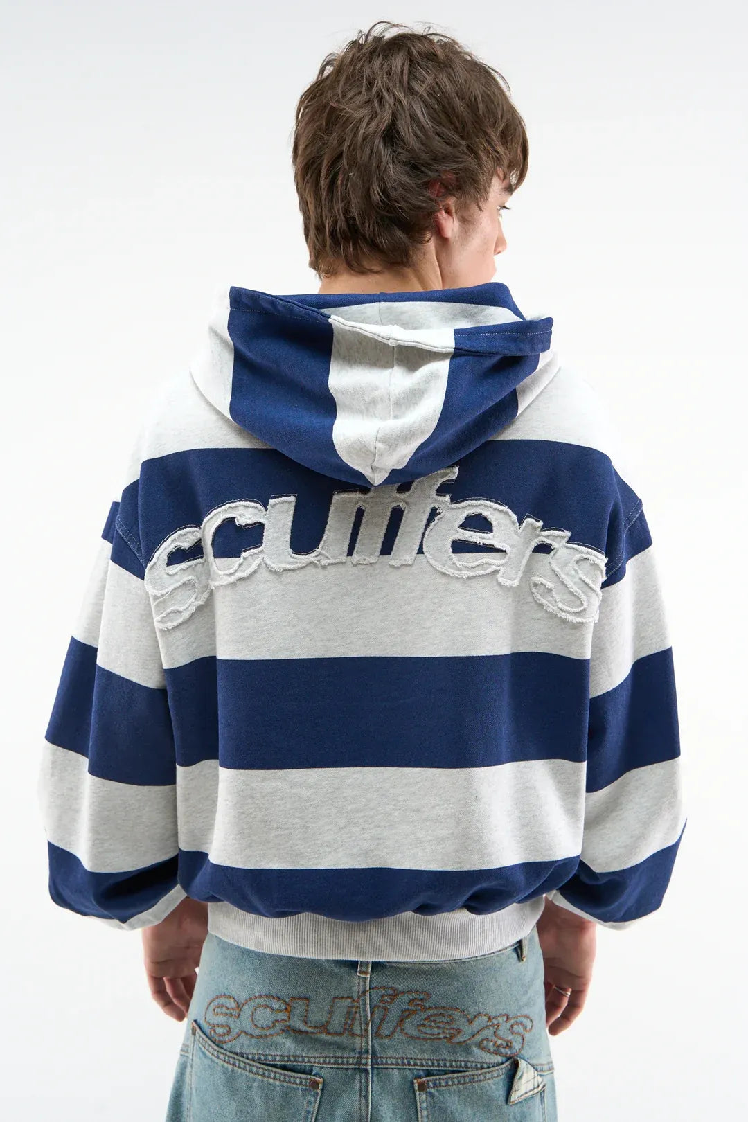2026 New Striped Cropped Hoodie