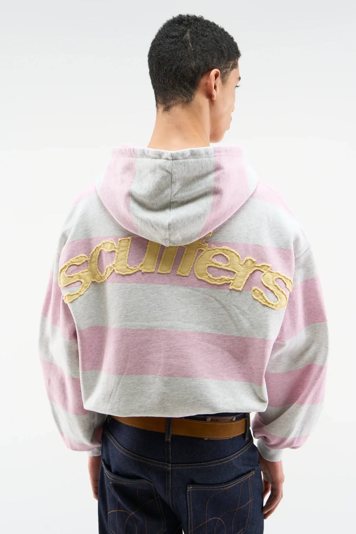 2026 New Striped Cropped Hoodie