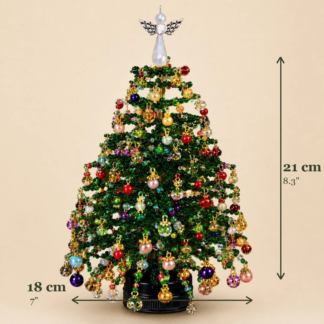 DIY Beaded Christmas Tree Kit – Sparkling Holiday Decoration