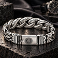 🕉️ ⛓️Men’s Vintage Six-Syllable Mantra Stainless Steel Bracelet