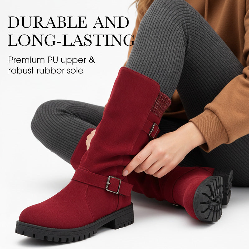 👢 50% OFF NOW! 🔥 Chica Women's Suede Boots - European Style & Non-Slip Sole, All-Day Comfort 🍂✨