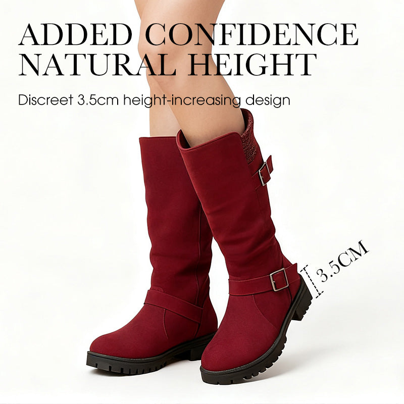 👢 50% OFF NOW! 🔥 Chica Women's Suede Boots - European Style & Non-Slip Sole, All-Day Comfort 🍂✨