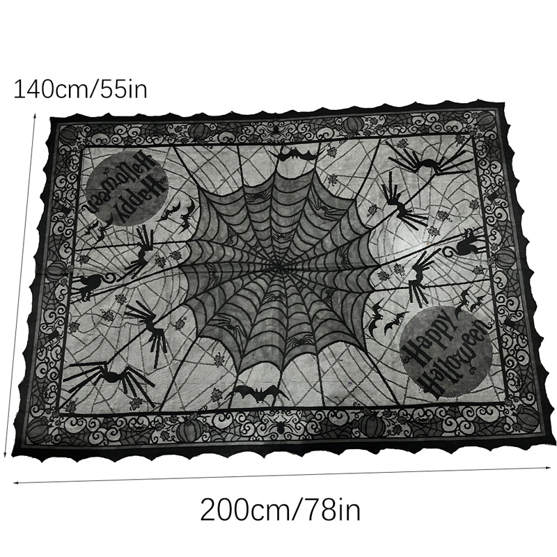 🎃Spooky Halloween Patterns Tablecloth and Placemats Set
