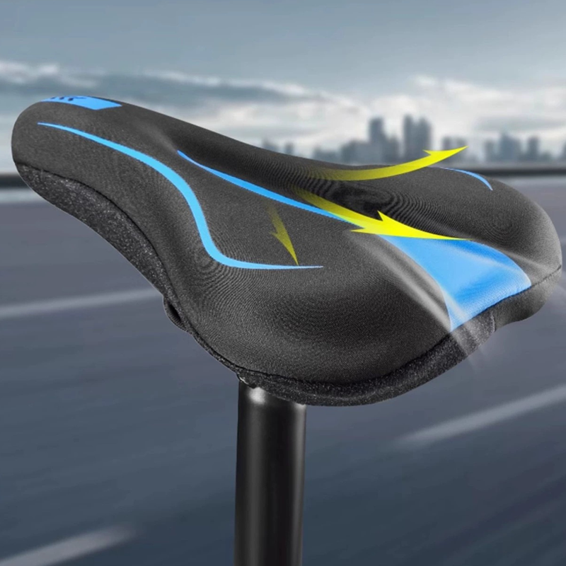 🚲 50% OFF!🎉 Highly Elastic Silicone Bike Saddle Cover, Softly Padded