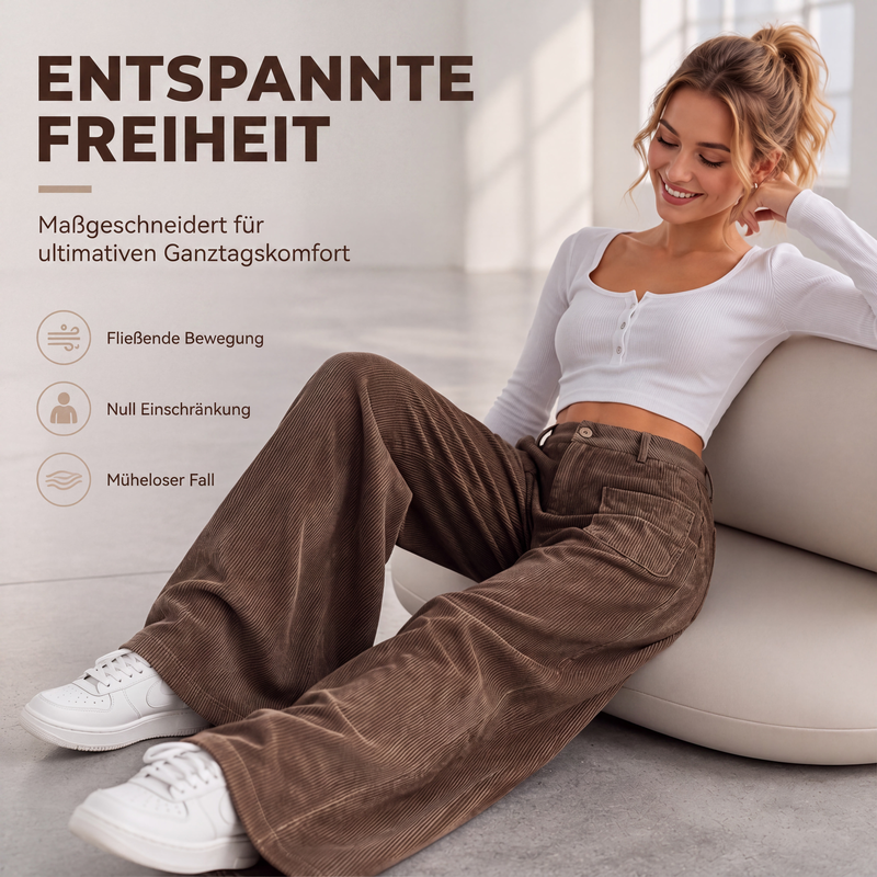 📢📢50% discount!!!🎉✨Casual wide-leg trousers with a relaxed fit for women