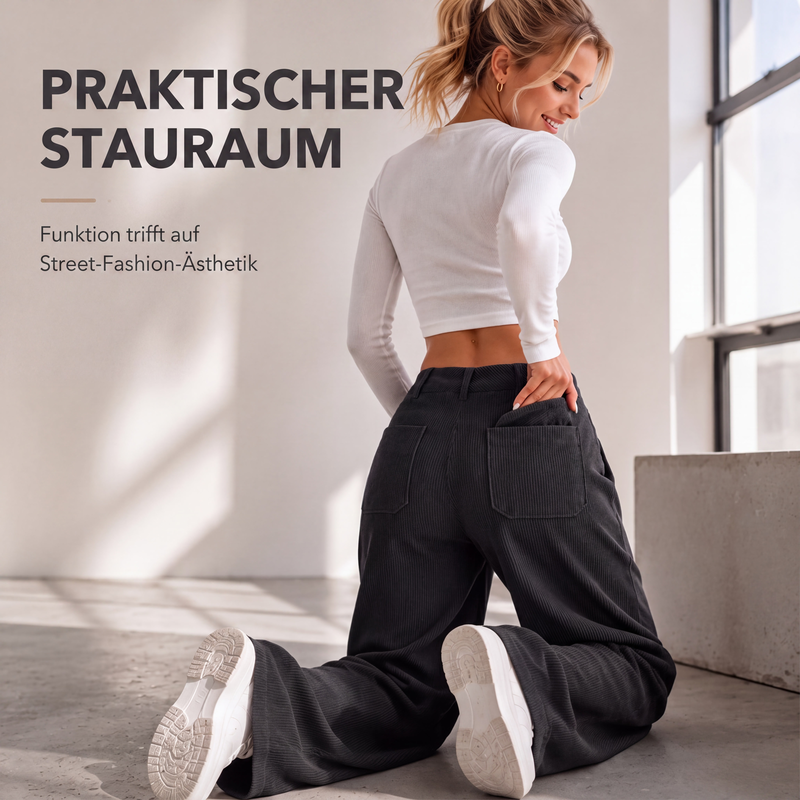 📢📢50% discount!!!🎉✨Casual wide-leg trousers with a relaxed fit for women
