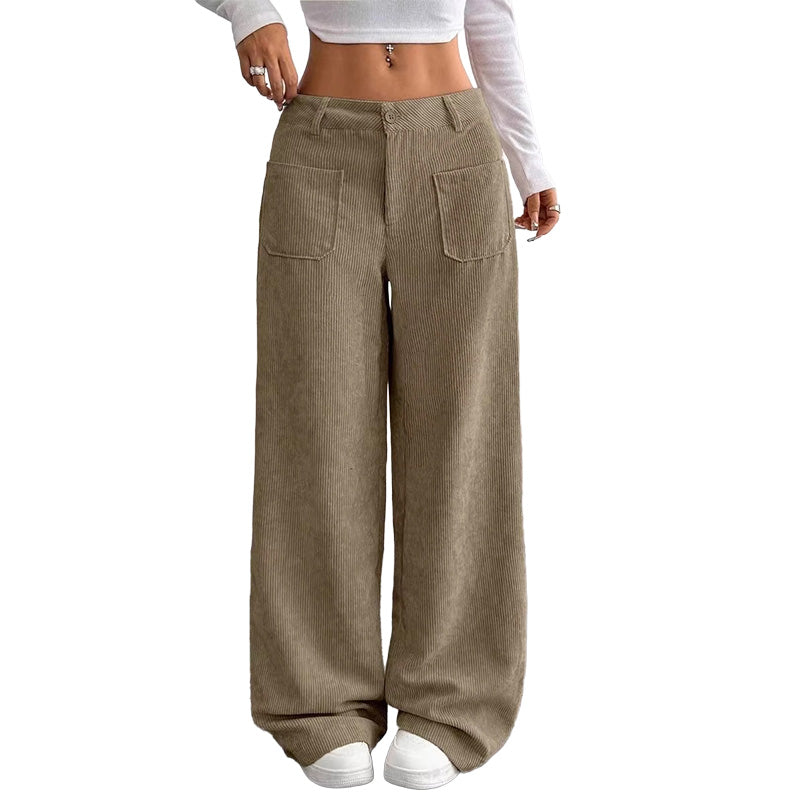 📢📢50% discount!!!🎉✨Casual wide-leg trousers with a relaxed fit for women