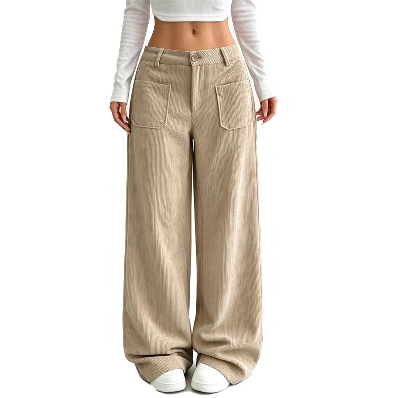 📢📢50% discount!!!🎉✨Casual wide-leg trousers with a relaxed fit for women