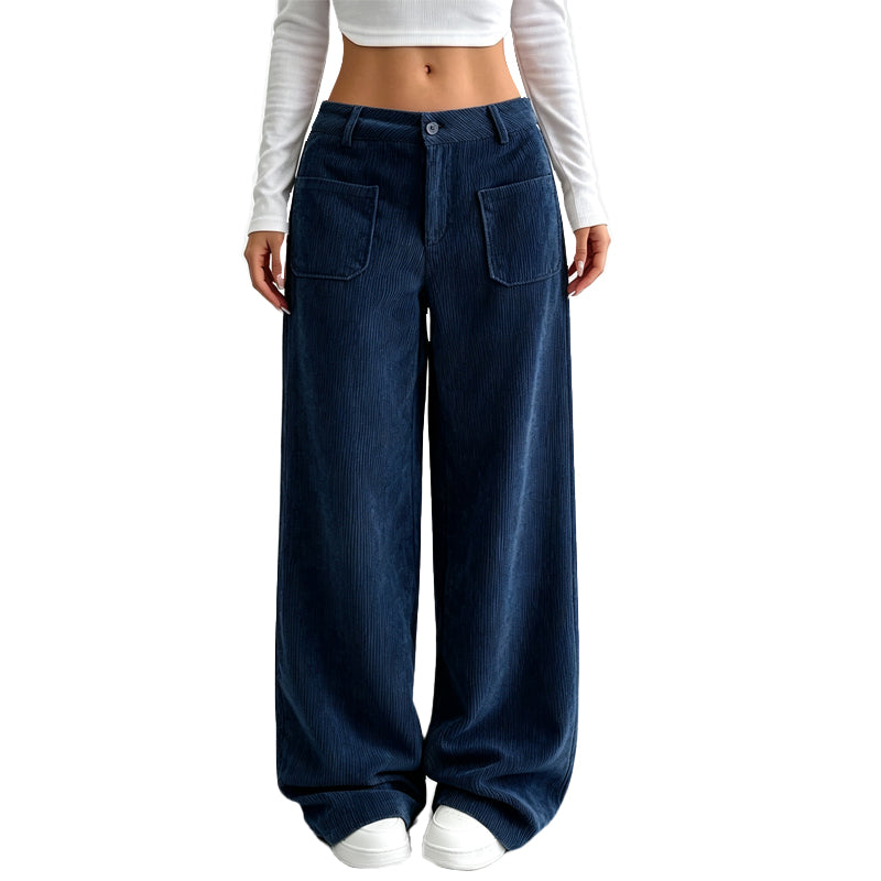 📢📢50% discount!!!🎉✨Casual wide-leg trousers with a relaxed fit for women