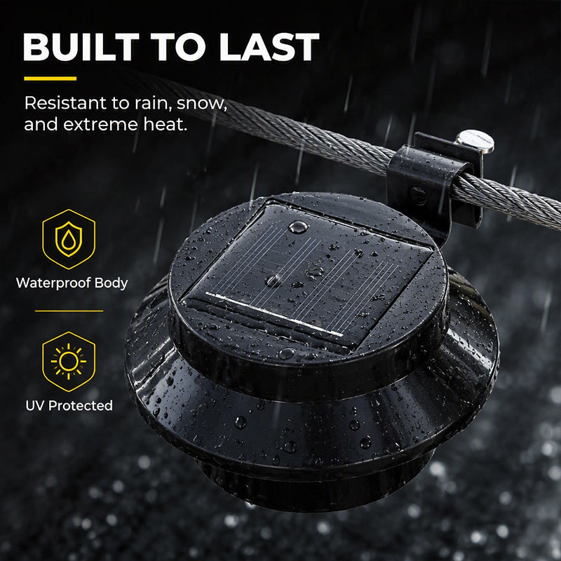 ✨Free electricity for the whole year!-Outdoor Waterproof Solar LED Gutter Wall Lights