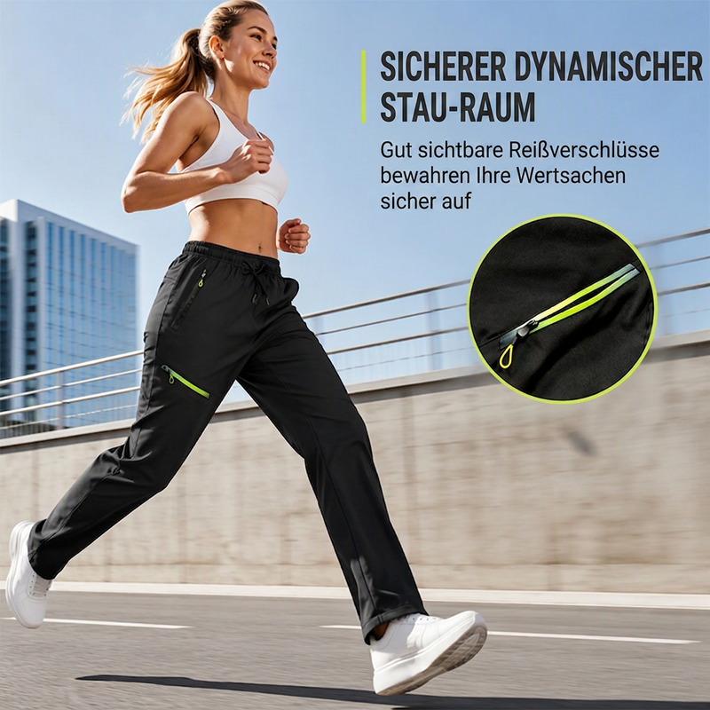 👖🔥 Best-seller – Casual women's sports/training pants with zippered pockets