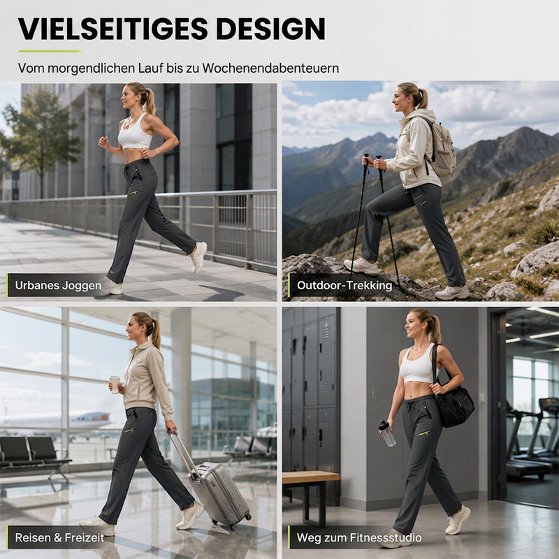 👖🔥 Best-seller – Casual women's sports/training pants with zippered pockets