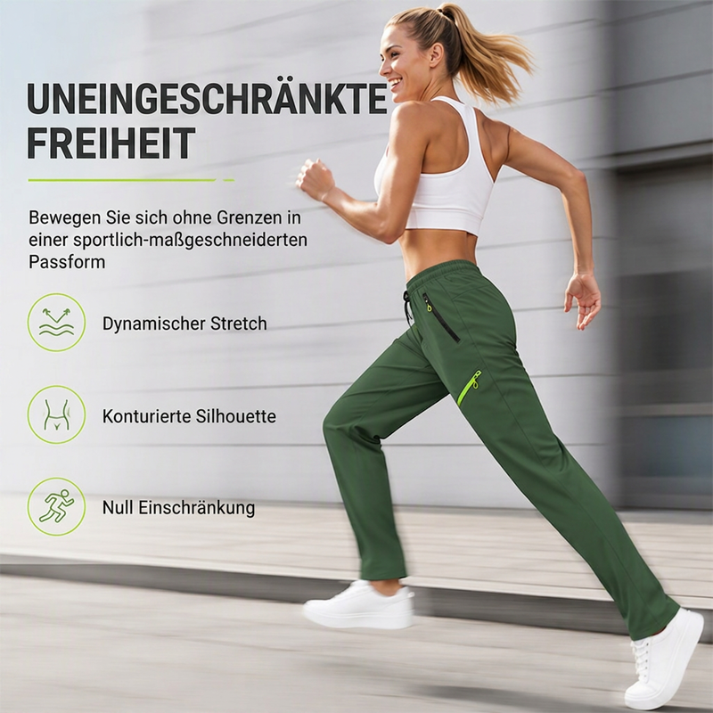 👖🔥 Best-seller – Casual women's sports/training pants with zippered pockets