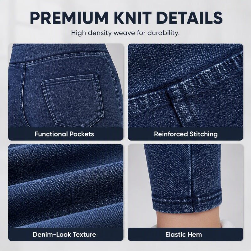 ✨ High Waist Denim Leggings That Shape & Flatter Your Figure