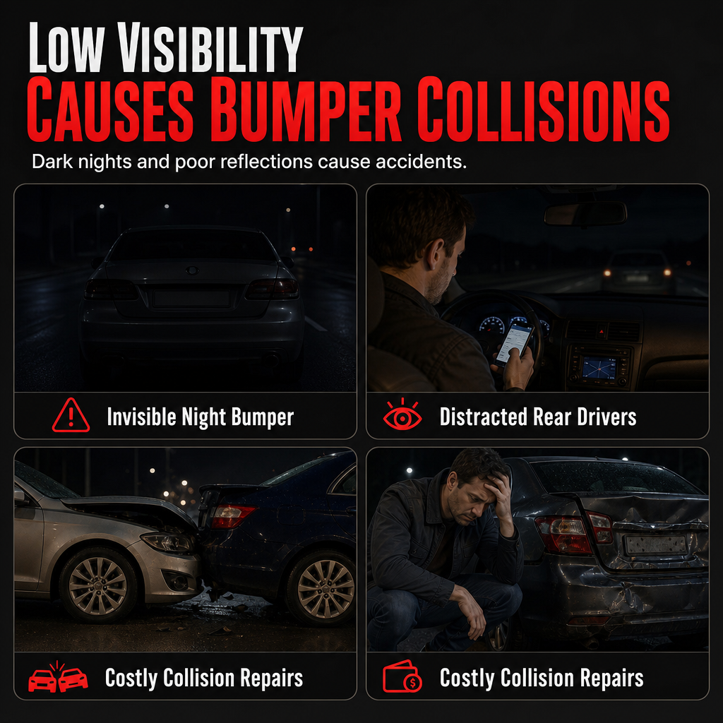 Buy 1 Get 1 Free！Reflective Car Sticker Strips for Trunk & Rear Bumper-90 cm