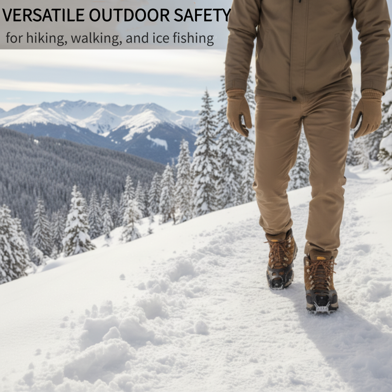 18 teeth, easy on/off & secure fit. Winter safety – grab yours! ✅