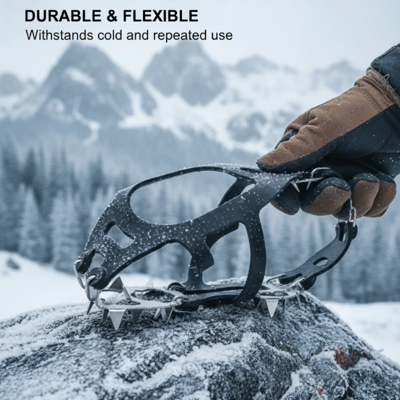 18 teeth, easy on/off & secure fit. Winter safety – grab yours! ✅