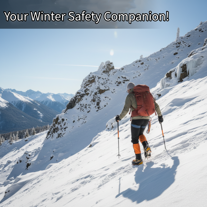 18 teeth, easy on/off & secure fit. Winter safety – grab yours! ✅