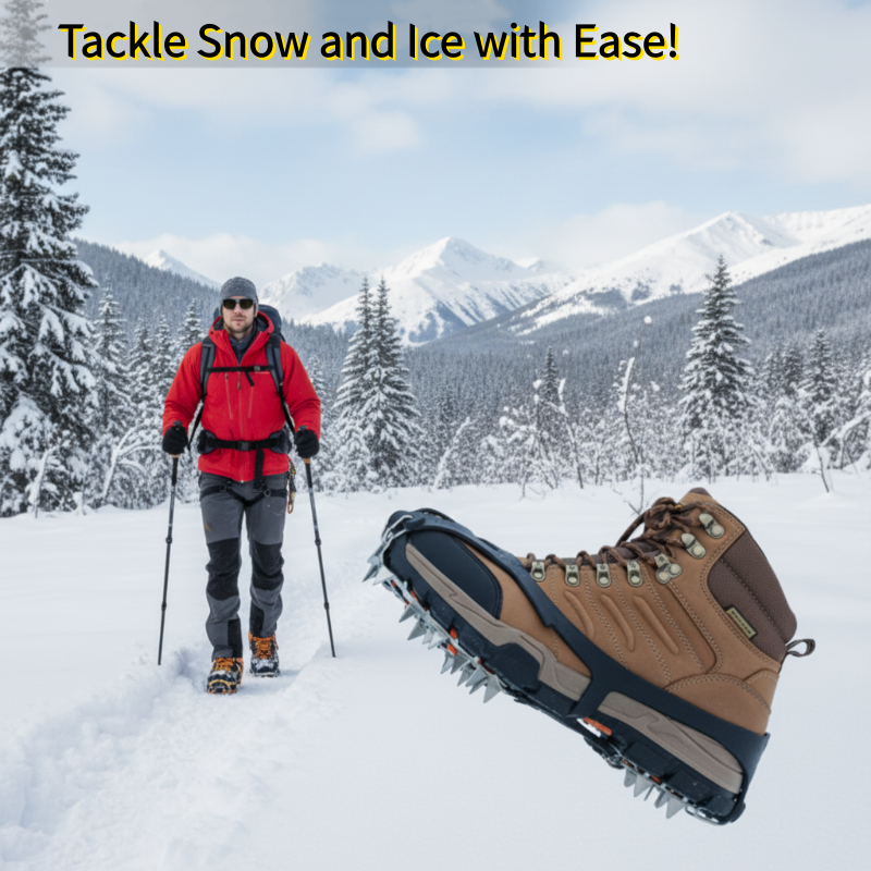 18 teeth, easy on/off & secure fit. Winter safety – grab yours! ✅